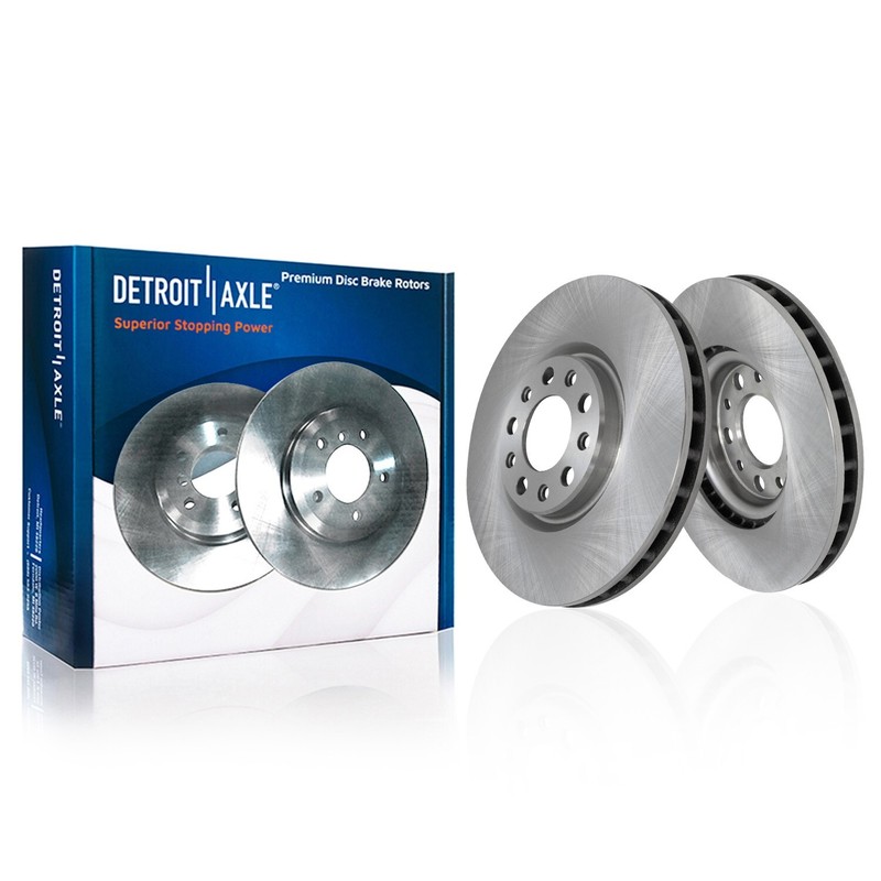 Front and Rear Driver Passenger Side Disc Brake Rotors Kit for 2017 Jeep Compass gallery