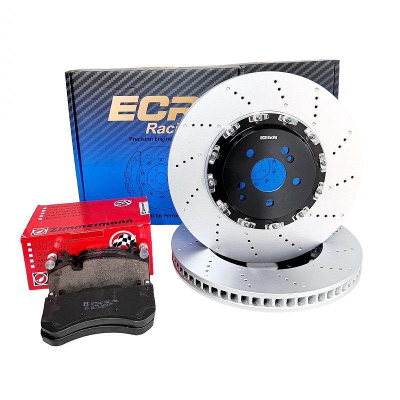 Mercedes AMG GT ECR Racing Front 2-Piece Floating Brake Discs + Pads / 390mm