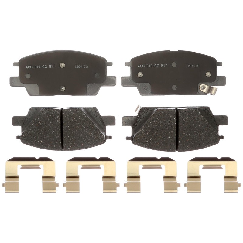 ACDelco Disc Brake Pads and Rotors Kit Front Rear For 2016 Chevrolet Malibu gallery