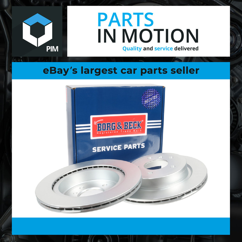 2x Brake Discs Pair Vented Rear 300mm BBD5416 Borg & Beck Set 34216782605 New