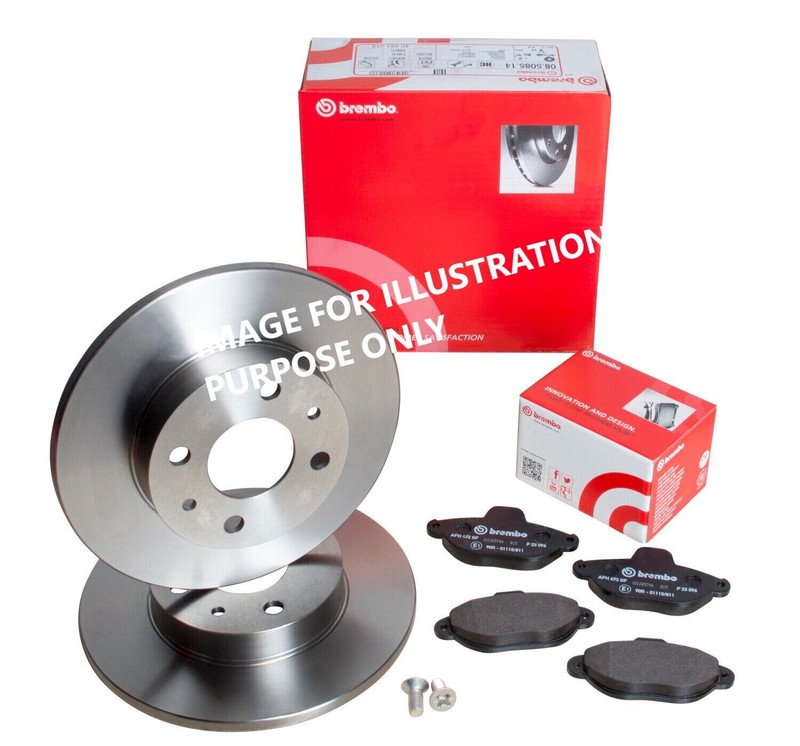 FOR BMW 220i 2.0 F22, 220i 2.0 F23 BREMBO REAR BRAKE DISCS 300MM & BRAKE PAD SET