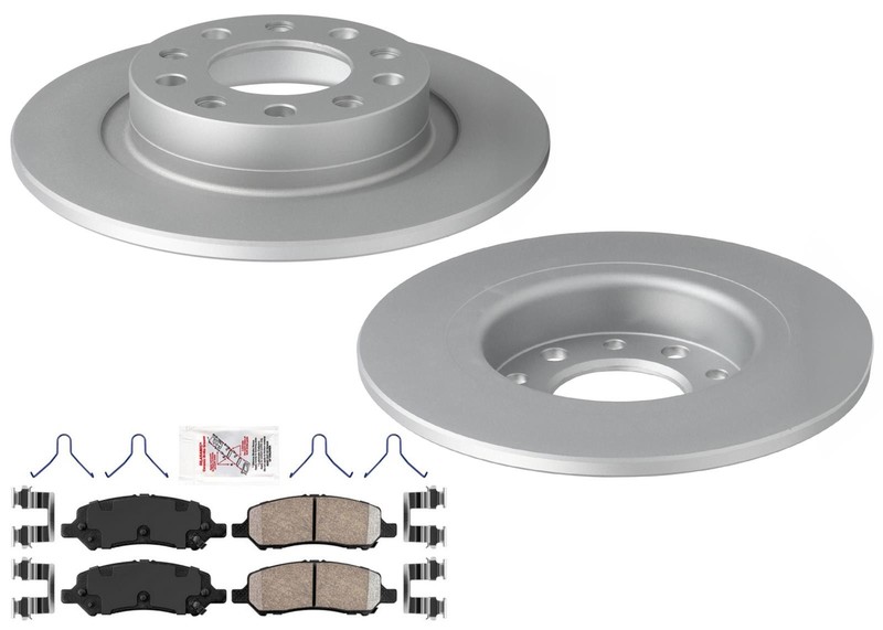 Rr Improved Performance Disc Brake Rotors & Brake Pads for Dodge Dart 2013-2016