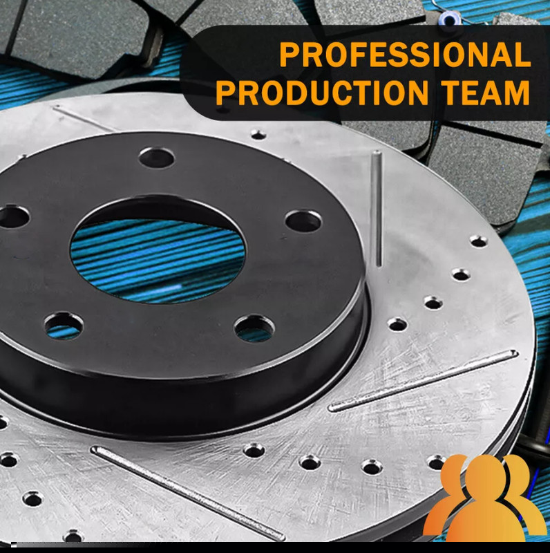 12.64" Front Drilled Disc Rotor Brake Pads for Buick LaCrosse Chevy Impala Regal gallery