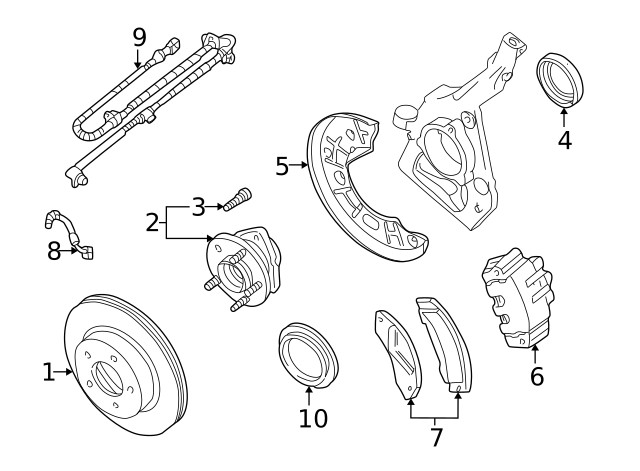 Genuine Ford Disc Brake Rotor 2U2Z-1V125-B gallery