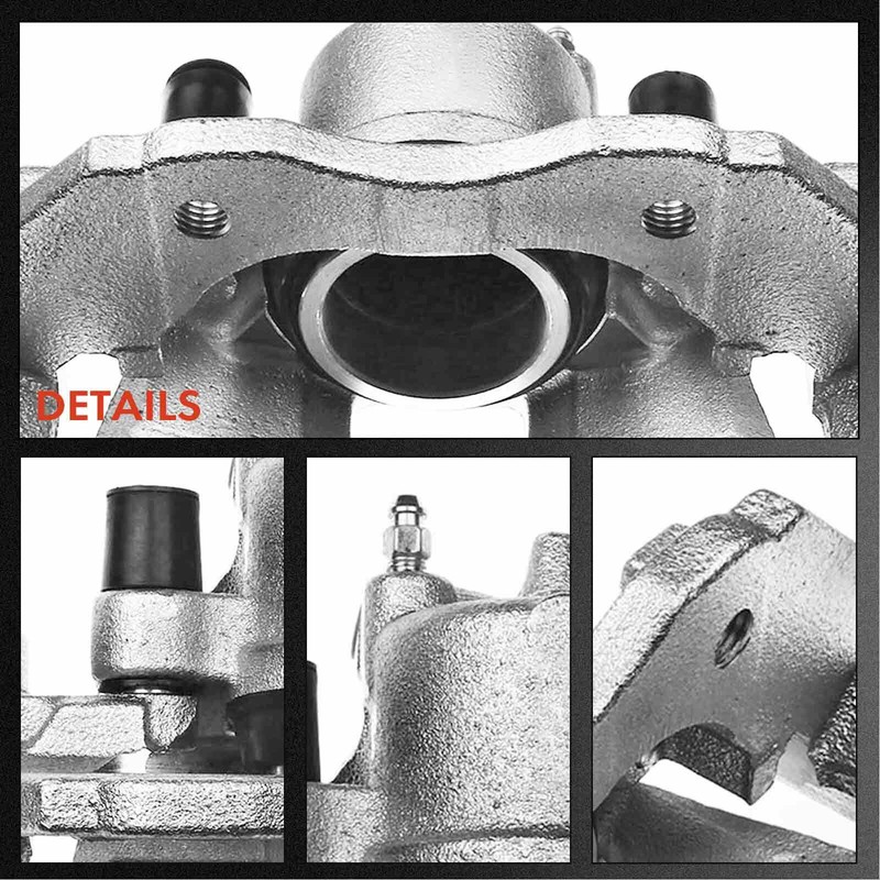 Front L & R Disc Brake Rotor & Brake Pads and Brake Caliper for Ford Focus 05-07 gallery