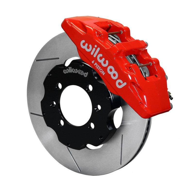 Wilwood For Mazda Miata 95-05 Brake Kit Dynapro 6 Hat Front 11.00in GT Rotor Red