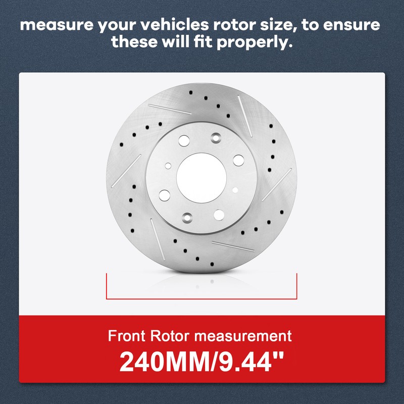 FRONT DRILL SLOT BRAKE ROTORS & CERAMIC PADS FOR HONDA CIVIC CRX DEL SOL gallery