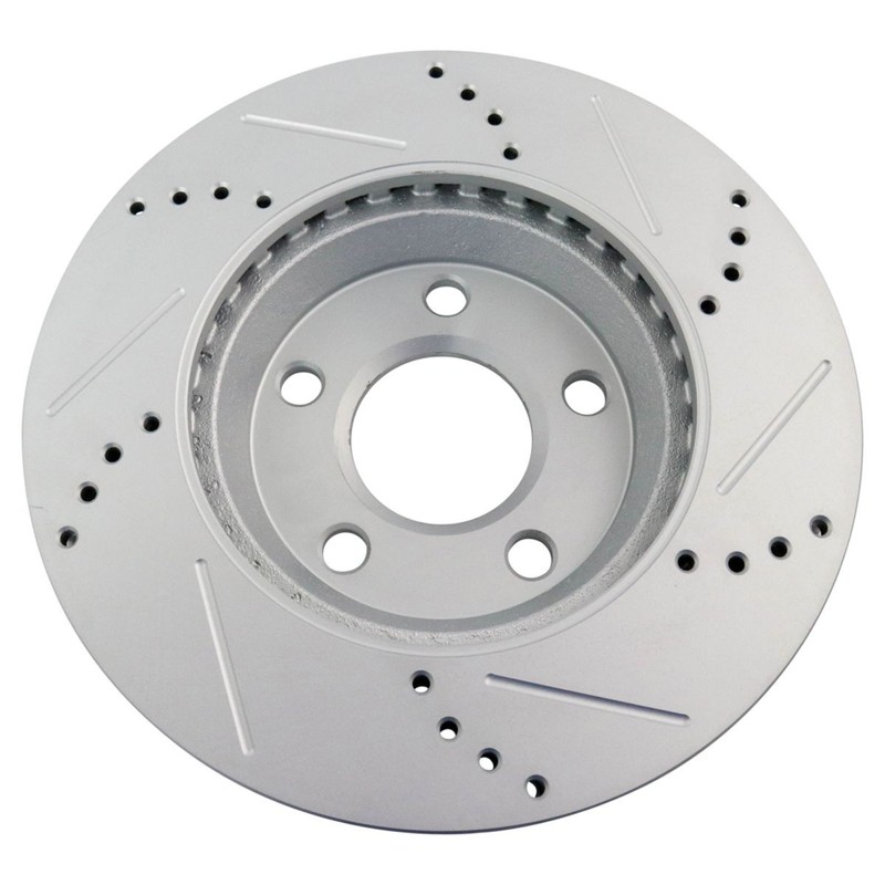 TRQ Front Rear Metallic Brake Pad & Performance Rotor Kit w/Chemicals gallery