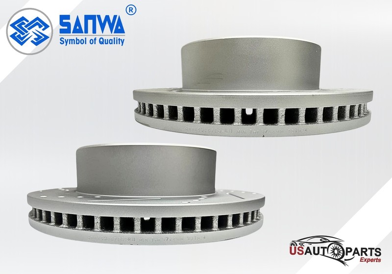 PAIR OF FRONT BRAKE ROTOR VENTED & GEOMET COATED D & S 360mm FOR RAM 2500 09-21 gallery