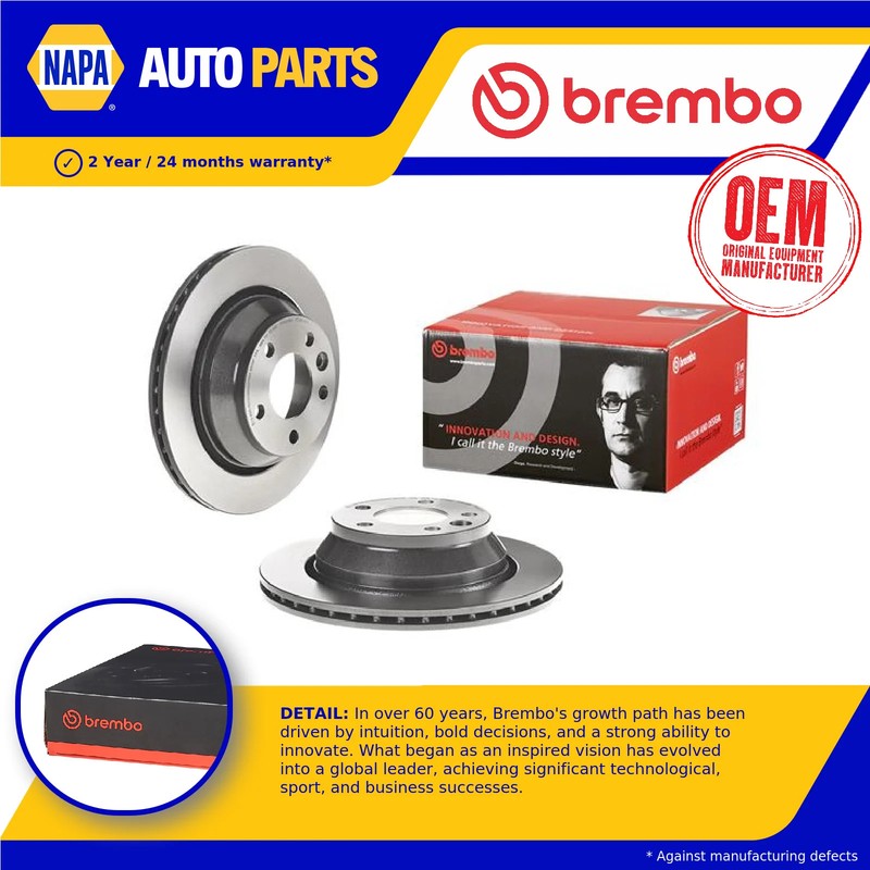2x Brake Discs Pair Vented fits VW CARAVELLE Mk5 3.2 Rear 03 to 09 314mm Set New