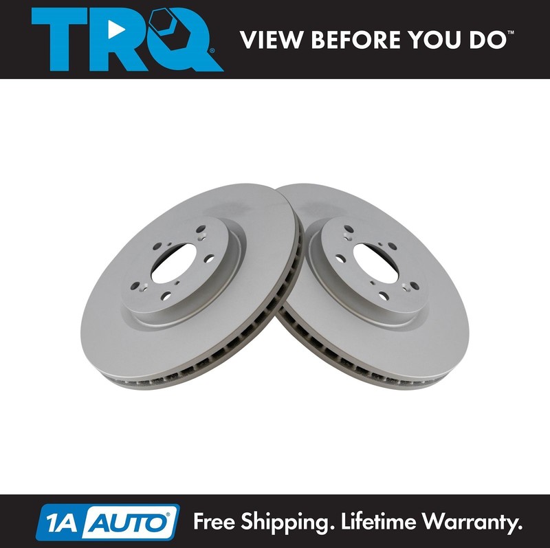 TRQ Front G-Coated Brake Rotor LH RH Kit Pair Set of 2 for MDX ZDX Pilot