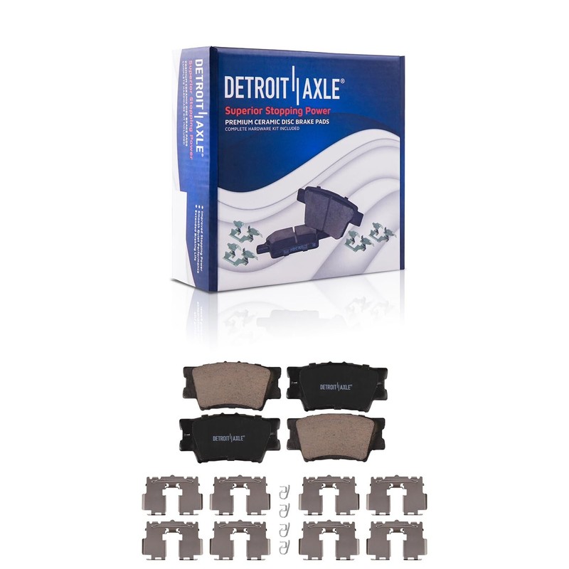 Front and Rear Disc Rotors Ceramic Brake Pads for 2013 -2018 Lexus ES350 ES300h gallery