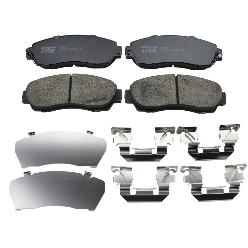 DuraGo Front Rotors TRW Pro Ceramic Disc Brake Pad Kit For Accord Crosstour CR-V gallery