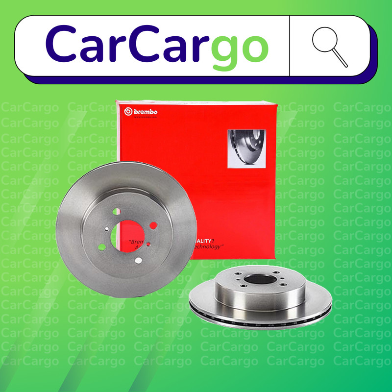 Brembo Vented Front Brake Discs Pair For Suzuki Ignis 1.5 Sport 2003-2005 257 mm
