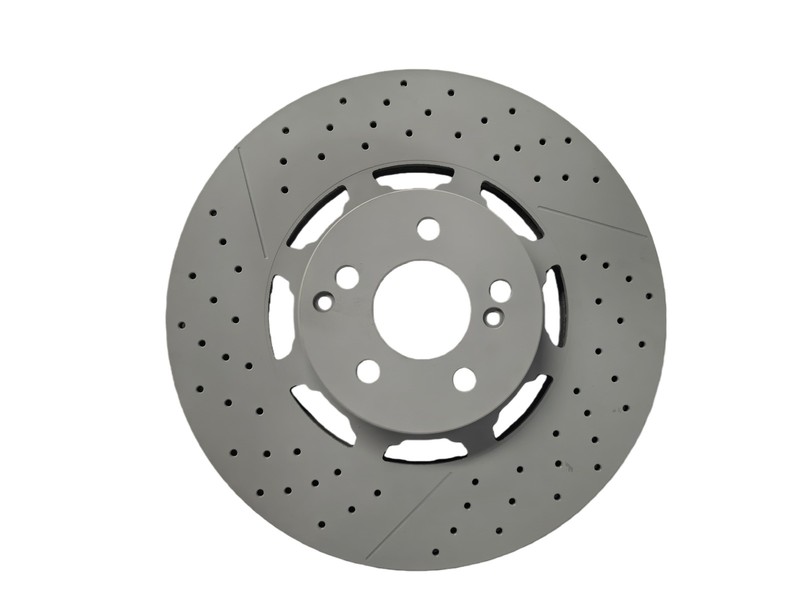 Rear Brake Drilled Disc Rotors Fits 2018 2019 2020 2021 Mercedes Benz E63 Amg S gallery