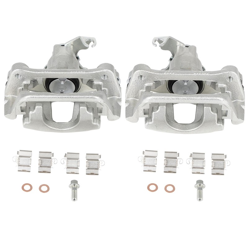 For 2012-2017 Dodge Grand Caravan 2x Rear Left Right Brake Calipers w/Bracket