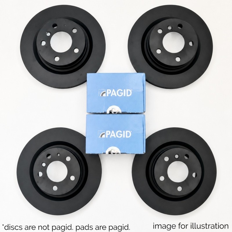 FRONT AND REAR BRAKE DISCS PAGID PADS FOR AUDI A5 3.0 3.2 FSI TDI 2007-17