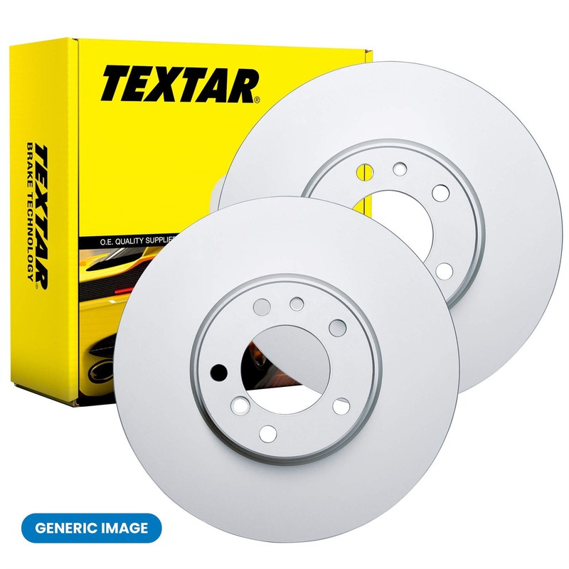 Textar Front Discs & Brake Pads Service Kit Fits VW California Transporter