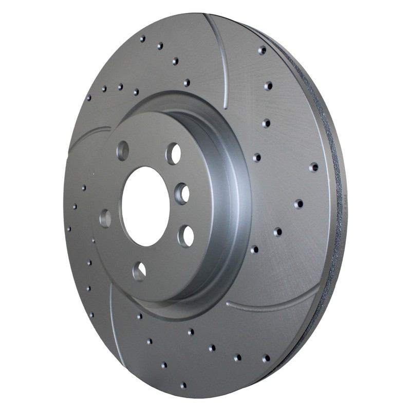 Bison Performance Set Front Drilled Coat 300mm Brake Rotors for F39 F48 Mini F60 gallery