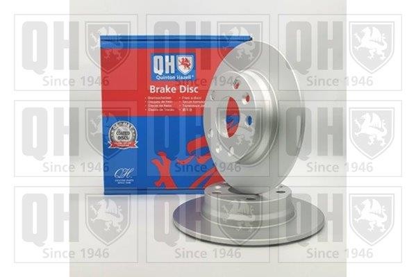 2x Brake Discs Pair Solid Rear 260mm BDC6298 Quinton Hazell Set 4320600Q1A New gallery