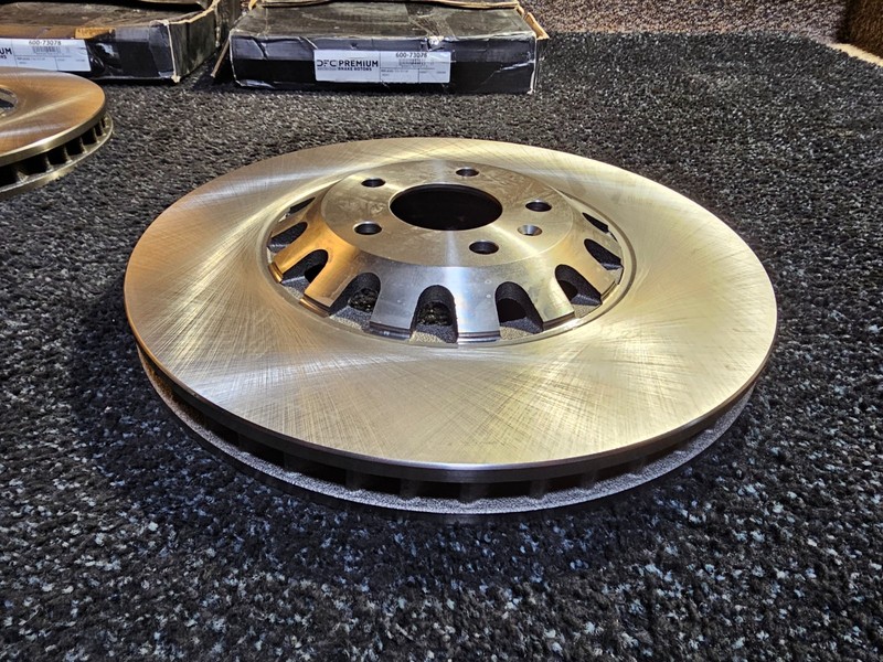 (QTY 2) DFC 600-73078 - Premium Front Brake Rotor For 2019-2025 Audi A6 Audi A7 gallery