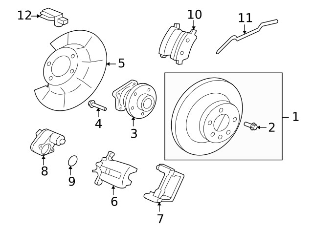 Genuine Volvo Disc Brake Rotor 31471033 gallery