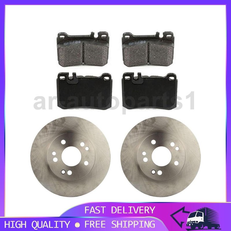 Front Brake Pad Brake Rotor Fits Mercedes-Benz 560SL