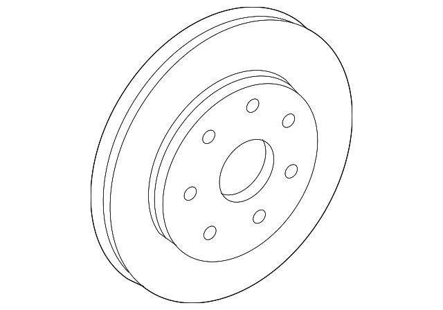 Genuine Ford Disc Brake Rotor 4U2Z-1V125-CC gallery