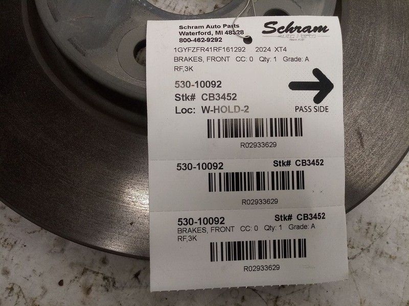 Front Brake Rotor 13529992 For 19-24 Envision 2933629 gallery