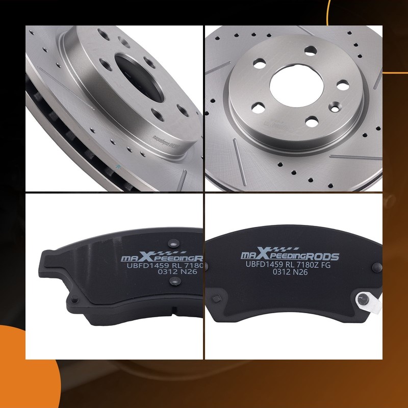 Front Vented Brake Rotors Pads for Chevrolet Cruze 2011-2015 Cruze Limited 2016 gallery