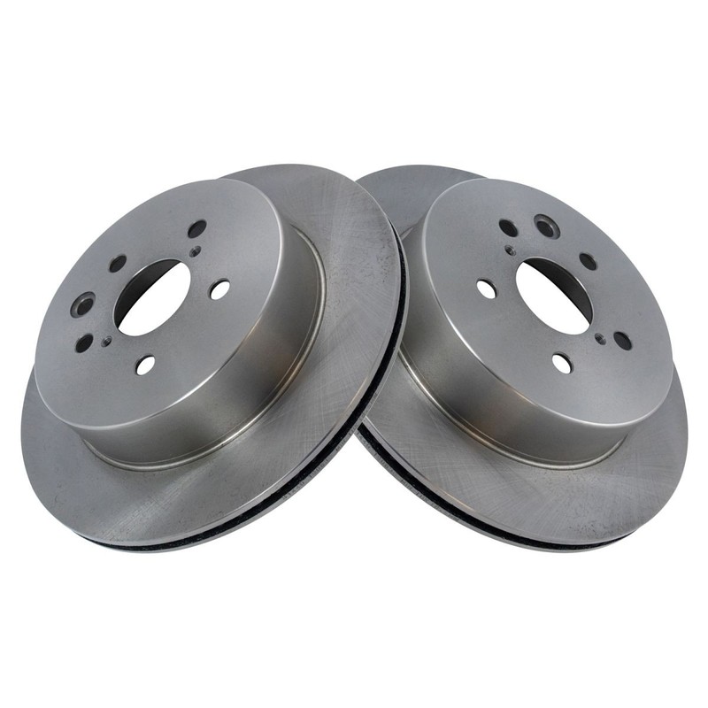 TRQ Rear Ceramic Brake Pad & Rotor Discs Kit w/Chemicals for Lexus GS IS Series gallery