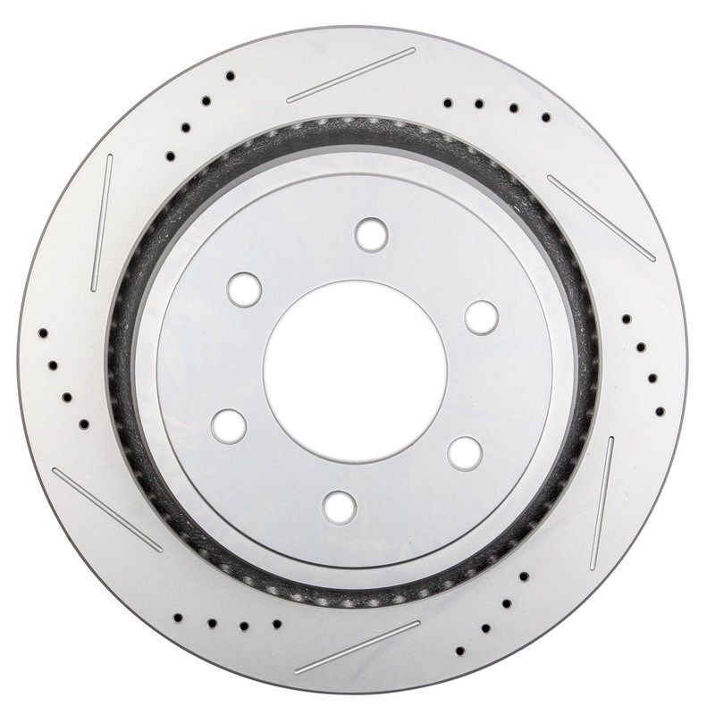 Brake Rotors Discs Fits Ford F-150 Raptor 12 - 14 Front and Rear Drilled Slotted gallery