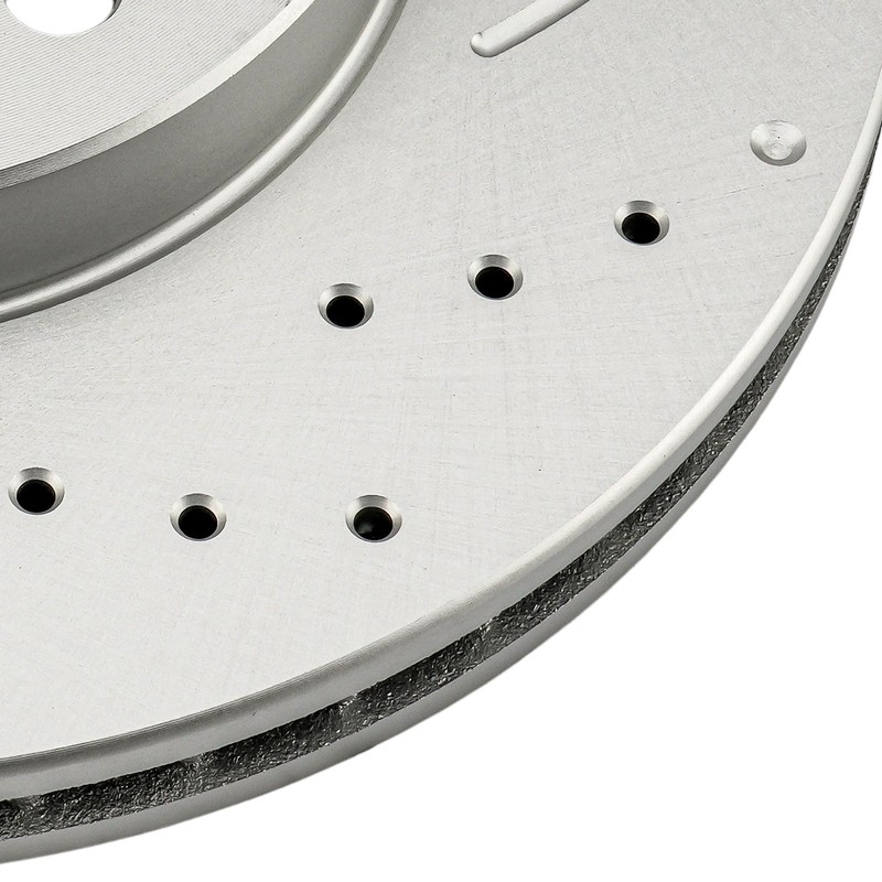 2x Front Drilled & Slotted Brake Rotors Fits 1997-2001 Honda CR-V Prelude 9177 gallery