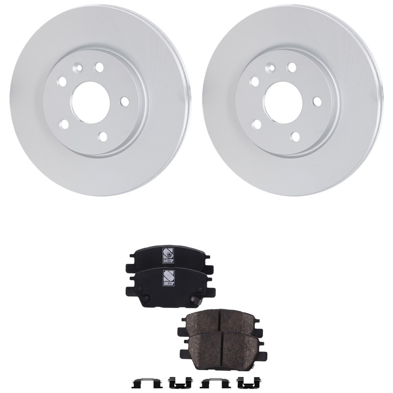Front Brake Disc Rotors and Pads Kit for Chevy Chevrolet Volt Cruze 2016-2019