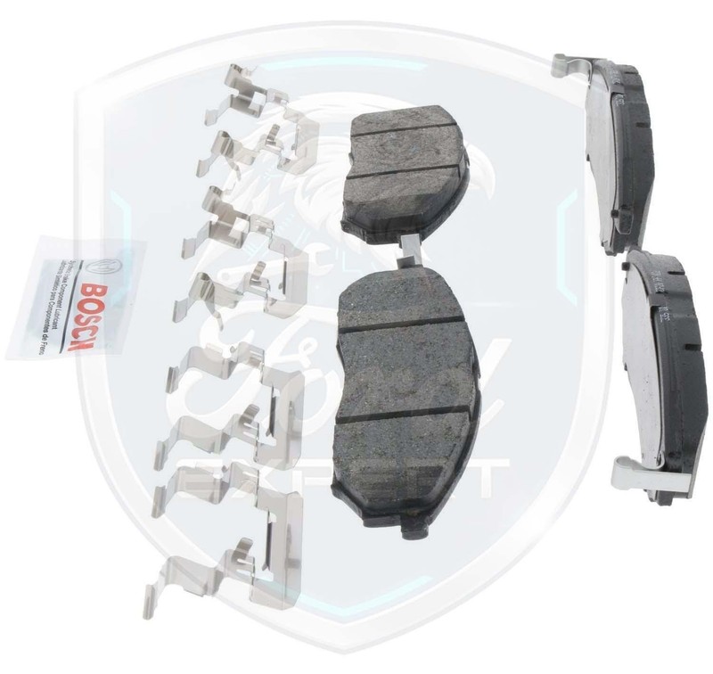 Bosch OEM Front & Rear Ceramic Brake Pads Kit For 2005-2017 Infiniti 9 Year Warr gallery
