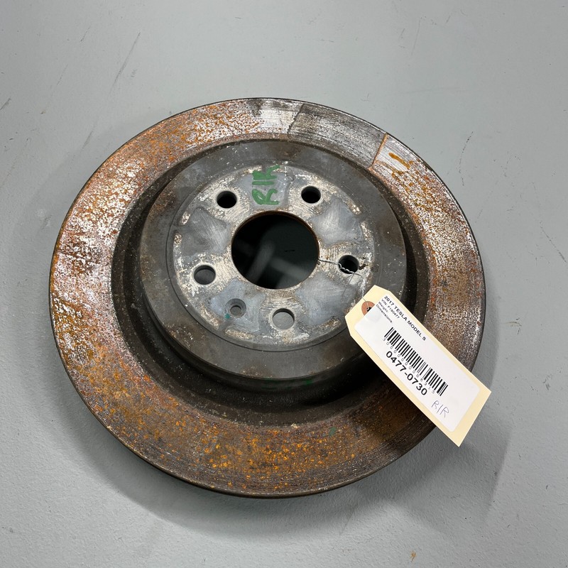 2017 - 2020 Tesla Model S Rear Pasenger Right Side Brake Disc Rotor Assy OEM gallery