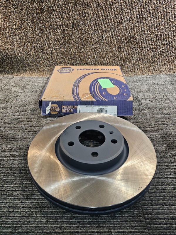 (QTY 2) NAPA 48880941 Non-Directional Vented Cast Iron Rotor for Audi Vehicles