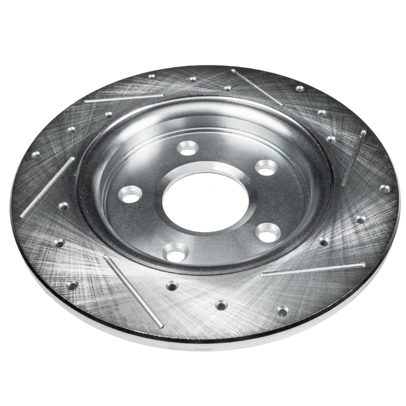 Rear DRILLED Brake Rotors for 2004 2005 2006 2007 2008 2009 - 2013 Mazda 3 2.0L gallery