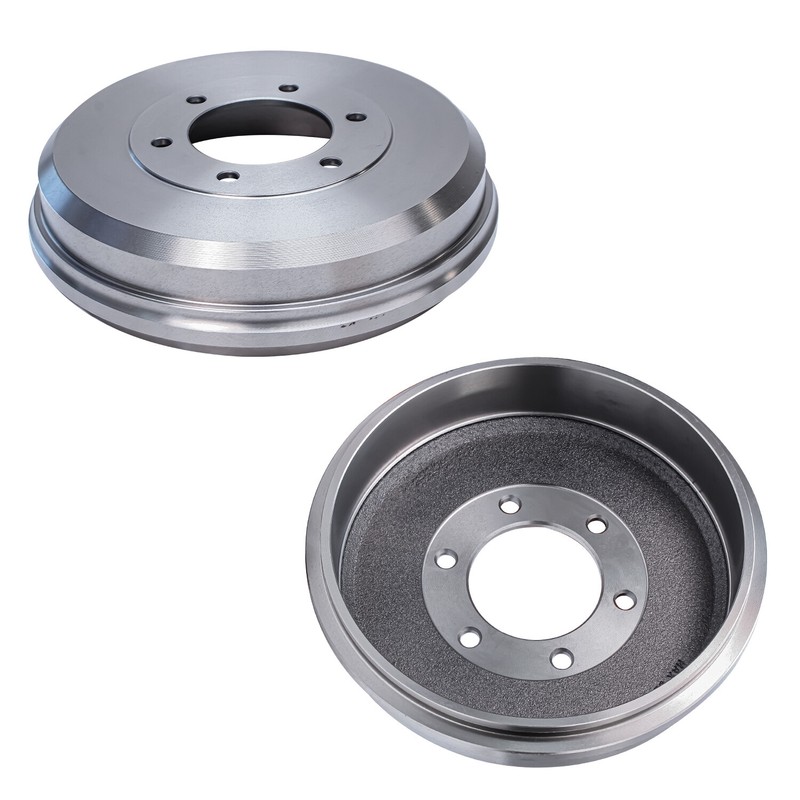 FWD Front Drilled Rotors Pads Rear Drums Shoes for 2003-2008 Matrix Pontiac Vibe gallery