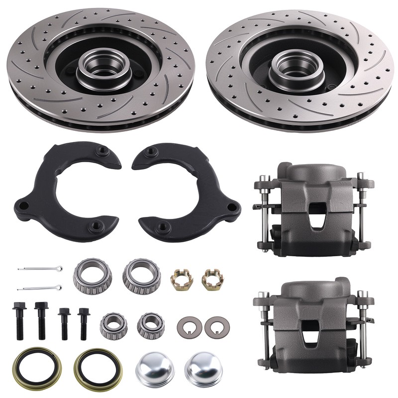 Front Brake System Conversion for Ford Mustang II 1974-1978 11″ Slotted Disc Kit