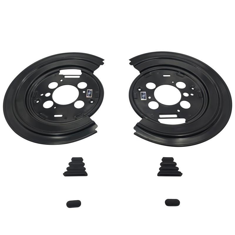 New Dust Shield Set For Aspen Durango Rear Brake Rotor Backing Plate 52113468AF gallery