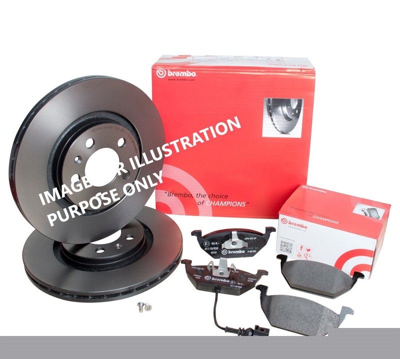 FOR PEUGEOT Partner 1.4 BREMBO FRONT BRAKE DISCS 266MM & BRAKE PADS SET