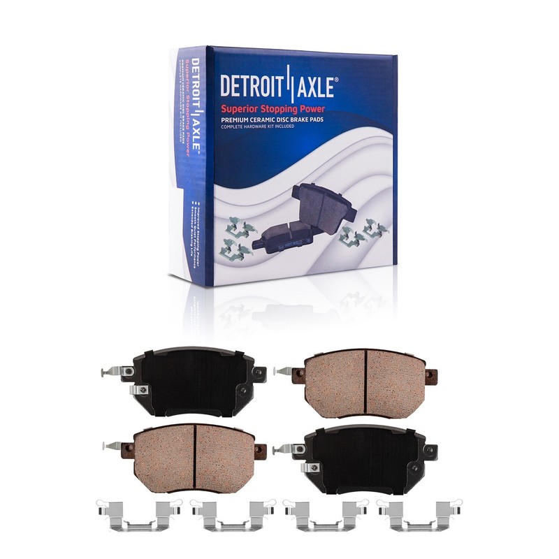 Front Rear Drilled Slotted Rotors Ceramic Brake Pad Kit for Nissan Maxima Altima gallery