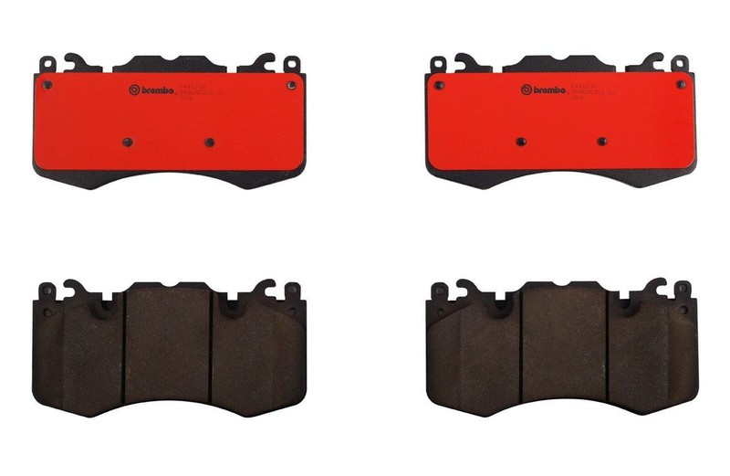 FRONT +REAR x4 BREMBO Brake Disc Rotor Pad KIT For 2015-2017 5.0L V8 RANGE ROVER gallery