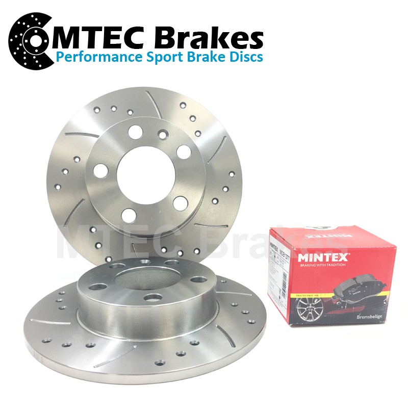 Audi A4 2.0TDI S LINE B7 140BHP Rear Brake Discs And Mintex Pads New