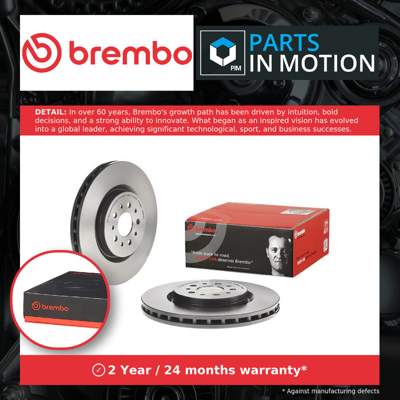 2x Brake Discs Pair Vented fits ALFA ROMEO 147 937 3.2 Front 2003 932A.000 305mm