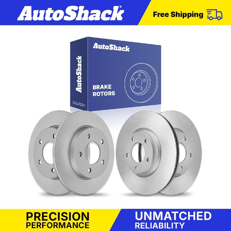 Front Rear Brake Rotors Set for Mazda, 3 2004-2013, FWD L4 2.3L 2.5L