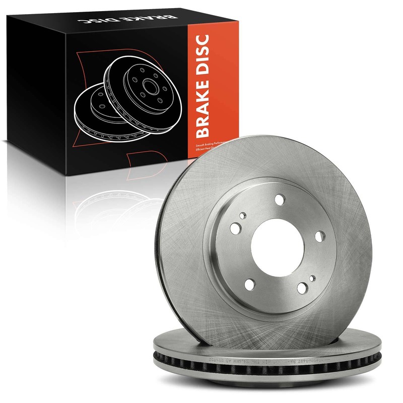 2x Front Disc Brake Rotors for Chrysler Sebring Dodge Stratus Mitsubishi Galant gallery