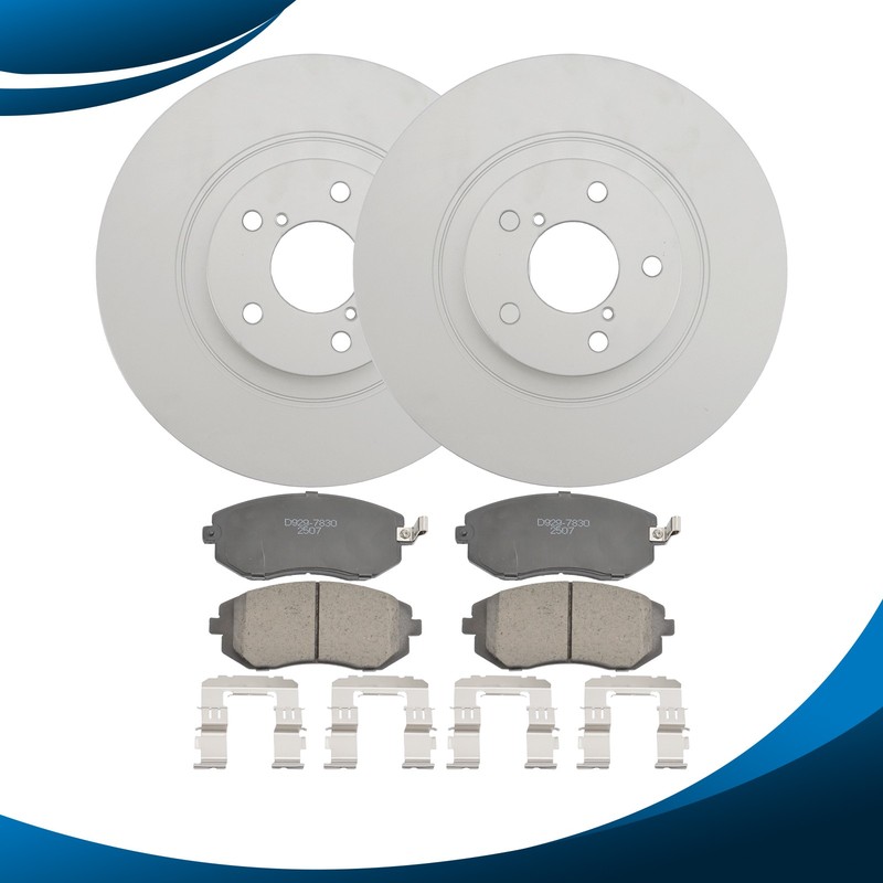 Front Disc Rotors Ceramic Brake Pads for Subaru Outback Forester Legacy Impreza