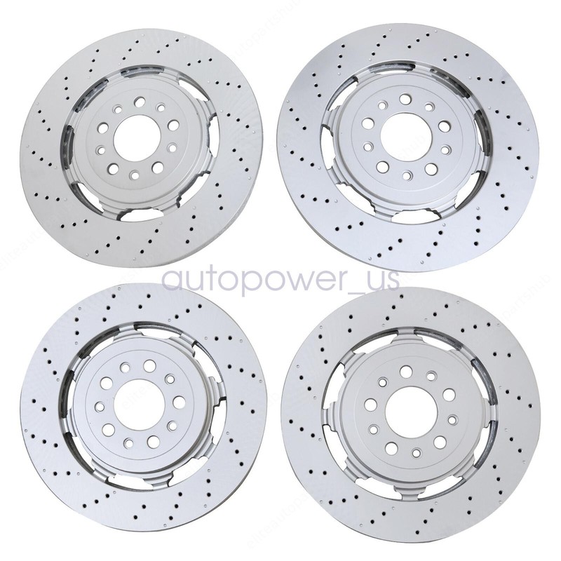 For 2017-2024 Alfa Romeo Giulia Stelvio Quadrifoglio 4X Front &Rear Brake Rotors gallery